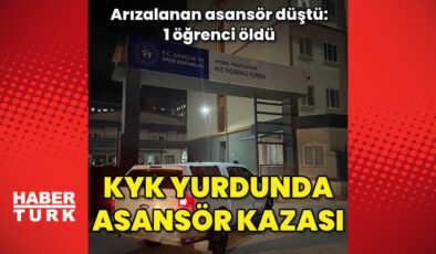 Aydın'da KYK yurdunda asansör kazası: 1 öğrenci öldü