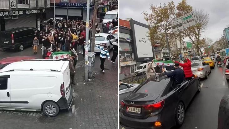 Görüntü İstanbul’dan! Sınırdan gelen haber sonrası sokağa indiler