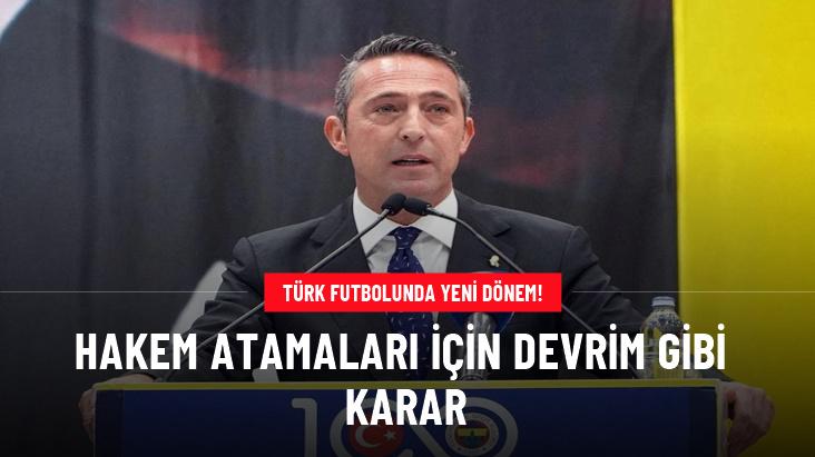 Hakem atamaları için devrim gibi karar