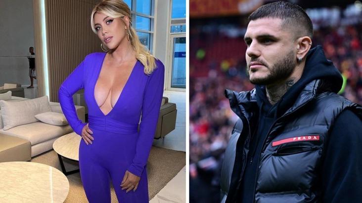 Wanda Nara herkesin önünde yeni sevgilisiyle öpüştü