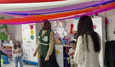Yeşilay Elazığ Şubesi’nden Anaokuluna Tanıtım Faaliyeti